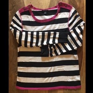 Striped, lightweight sweater by Tommy Hilfiger